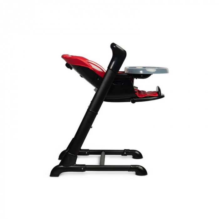 Scaun de masa 2 in 1 cu leagan electric, Caretero Indigo 397238, Rosu [3]