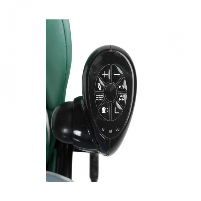 Scaun de masa 2 in 1 cu leagan electric, Caretero Indigo 397160, Verde [7]