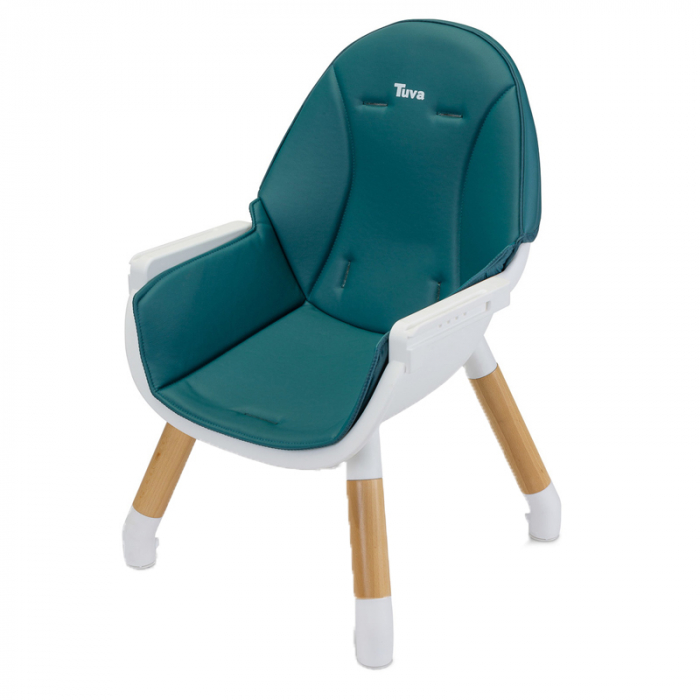 Scaun de masa transformabil Caretero Tuva 375478, Verde [5]