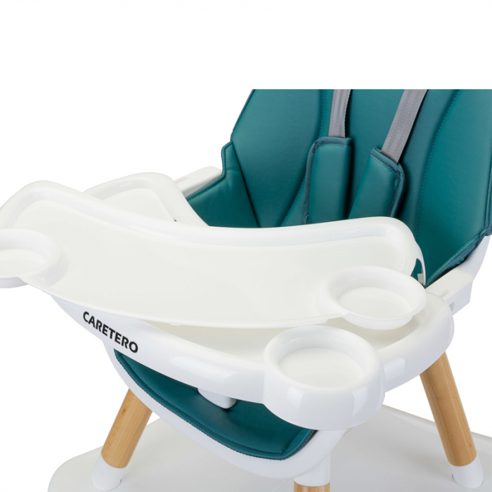 Scaun de masa transformabil Caretero Tuva 375478, Verde [4]