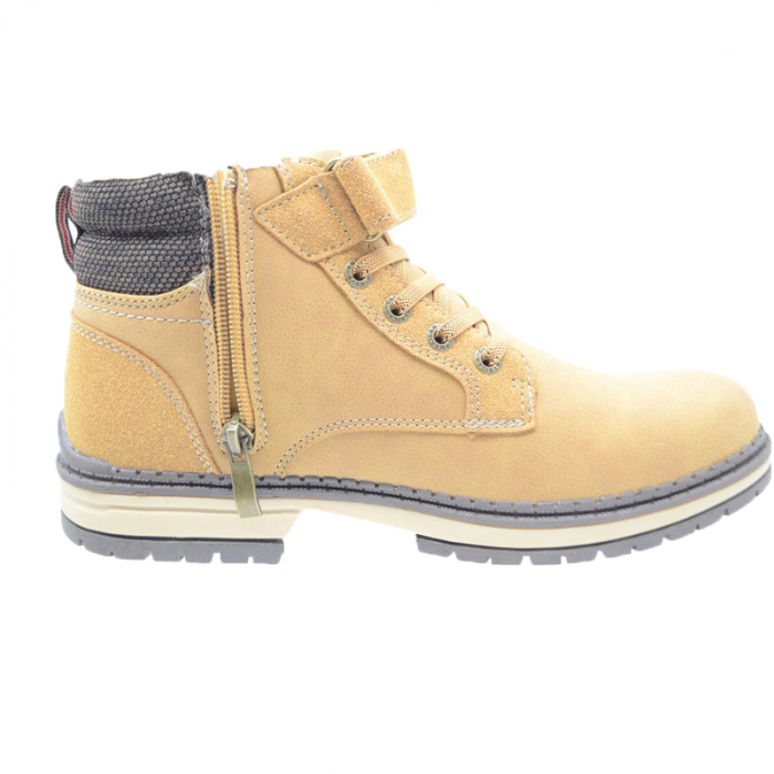 Ghete imblanite pentru barbati Amerian Club SP05/21-B-37, Galben [2]