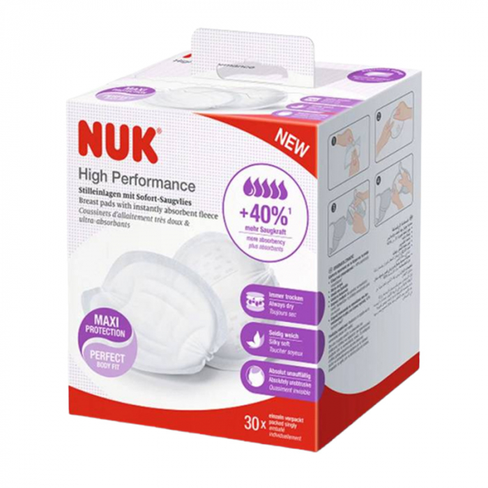 Absorbante pentru san 30 bucati NUK 252134, Alb [2]