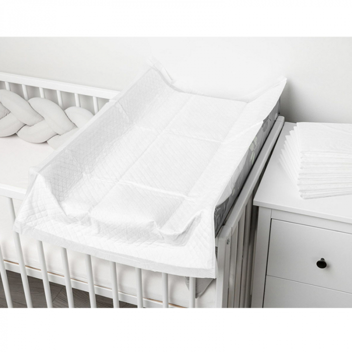 Set 10 bucati protectie 60 x 90 cm de unica folosinta Sensillo 529322, Alb [5]