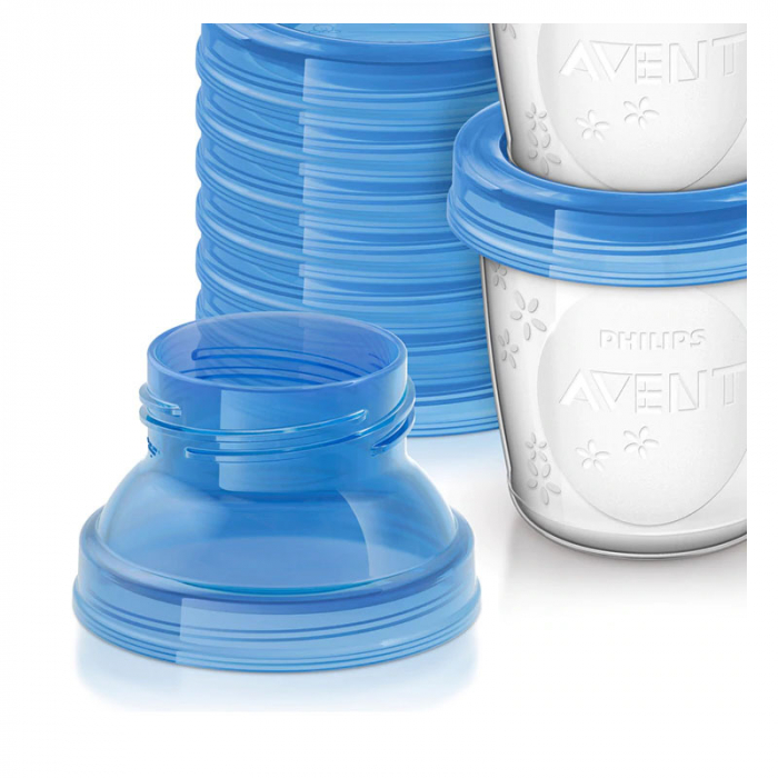Set 10 recipiente pentru stocarea laptelui 180 ml 0+ luni Philips Avent SCF618/10 [3]