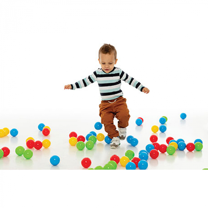Set 60 mingi pentru piscina Mini Junior 115030, Multicolor [3]
