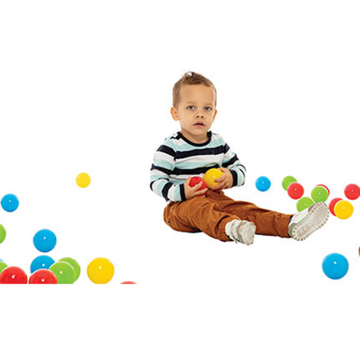 Set 60 mingi pentru piscina Mini Junior 115030, Multicolor [2]