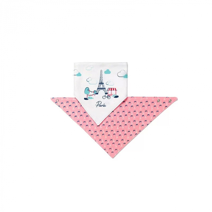 Set 2 bavete din bumbac pentru bebelusi BabyOno 879/07 [2]