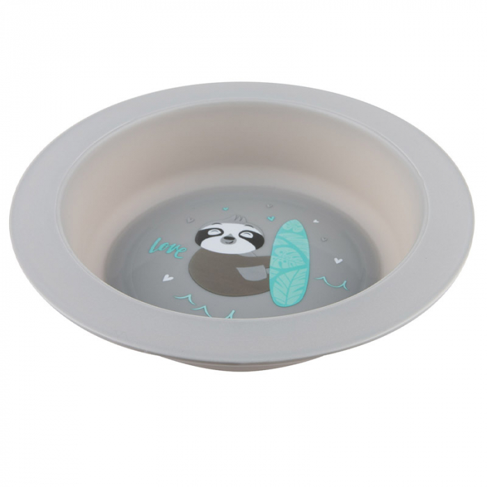 Set 2 farfurii pentru fete Canpol babies 56/523R, Gri [3]