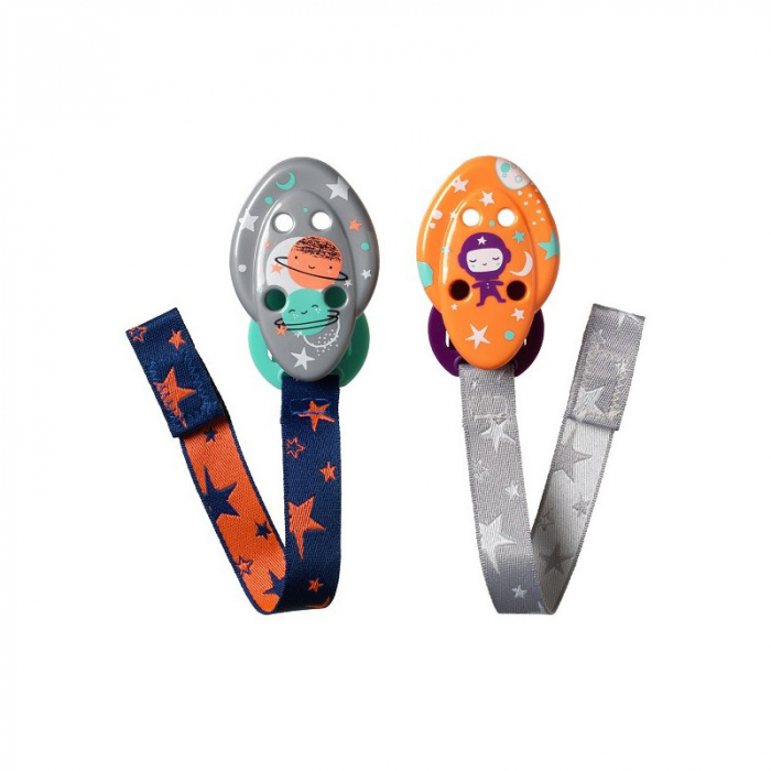 Set 2 lanturi pentru suzeta Tommee Tippee 333636-2201, Multicolor [1]