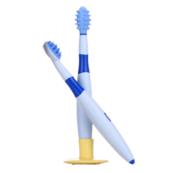 Set 2 perii cu inel de protectie Nuk 256205, Multicolor [3]