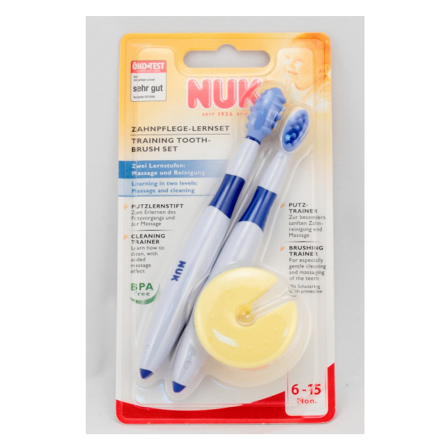 Set 2 perii cu inel de protectie Nuk 256205, Multicolor [4]