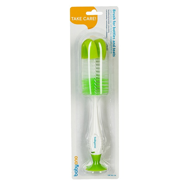 Set 2 perii pentru curatarea biberoanelor si a tetinelor BabyOno 728/02 [2]