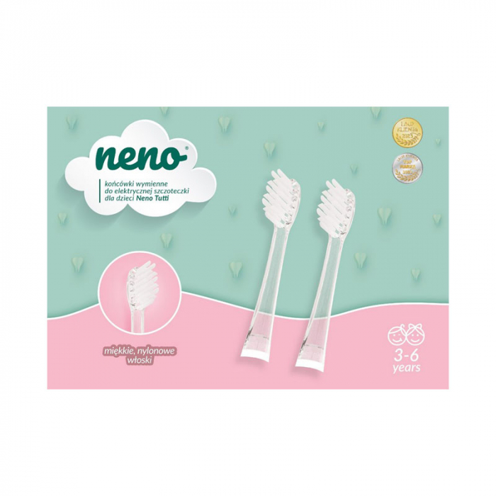Set 2 perii rezerva, pentru peria electrica Neno, 674117, Transparent [3]