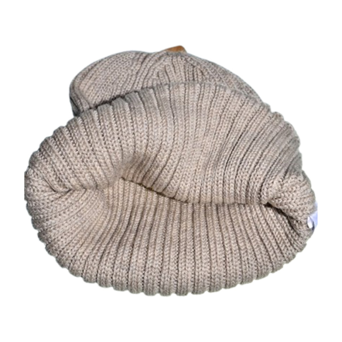 Set 2 piese caciula si guler, din lana merinos, pentru fete, Milusie CF3110B2-44-50, Crem [3]