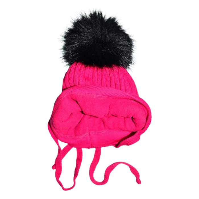 Set 2 piese caciula si guler pentru fete, Mini Junior 3110F2-6, Fucsia [3]