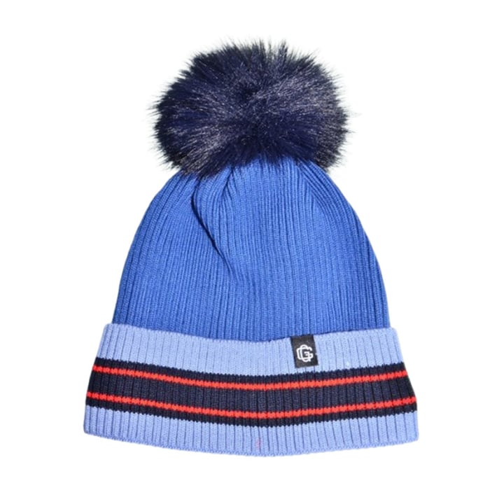 Set 2 piese caciula si guler pentru baieti, Mini Junior CG3110A-3, Albastru [4]