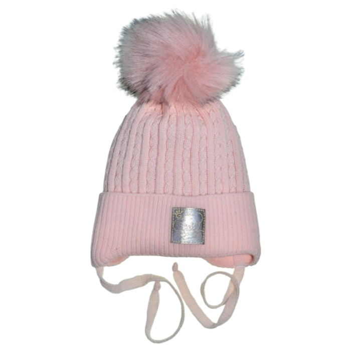 Set 2 piese caciula si guler pentru fete, Mini Junior CF3110R-6, Roz [4]