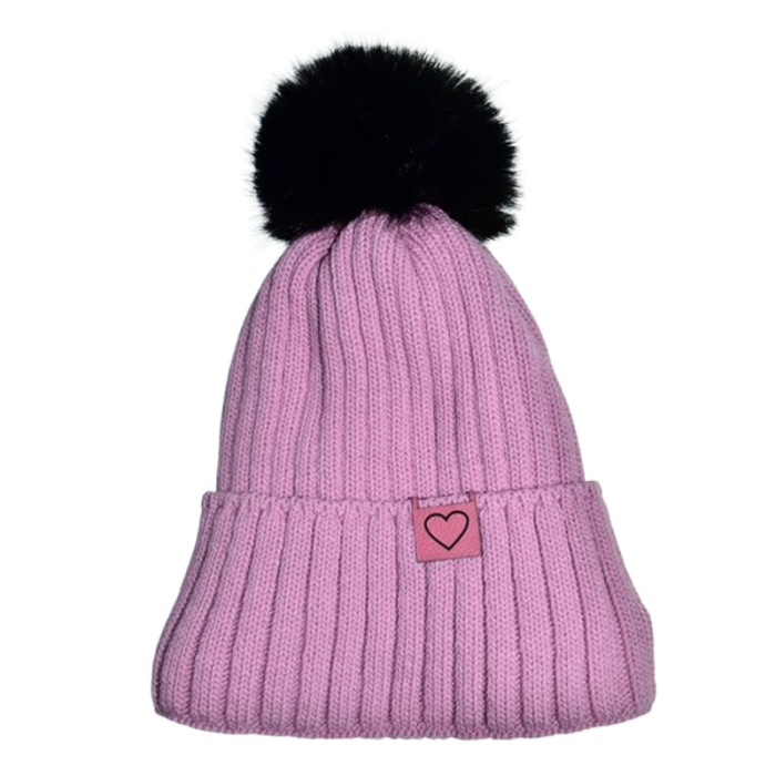 Set 2 piese caciula si guler pentru fete, Mini Junior CF3110R3-3, Roz [3]