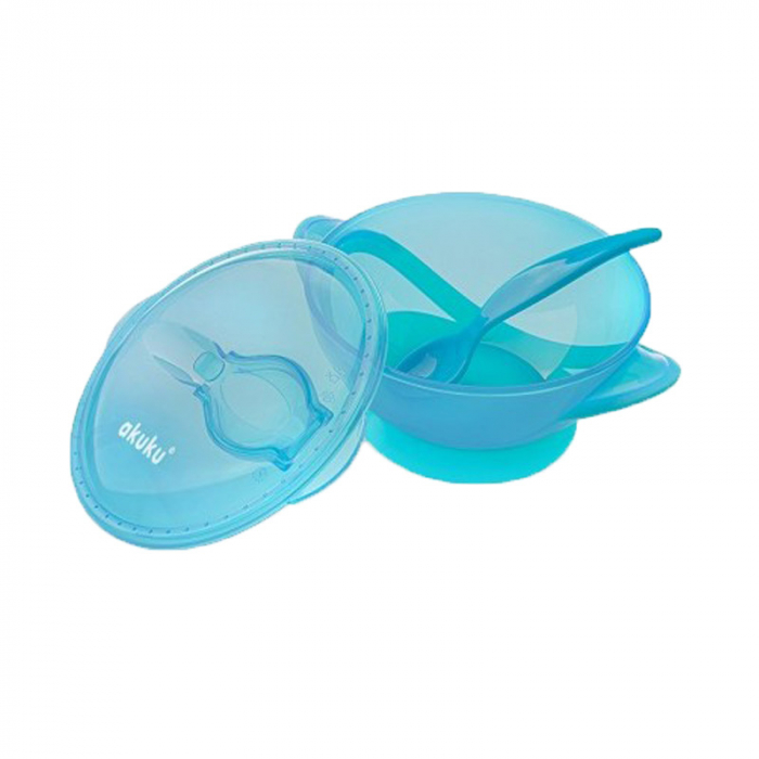 Set 2 piese castron si lingurita 9+ luni Akuku A0304 [2]