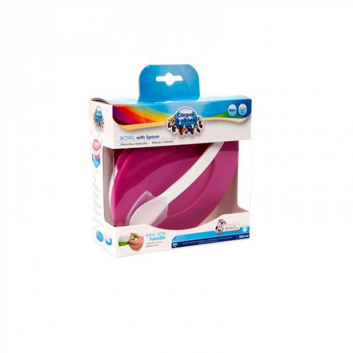 Set 2 piese castron si lingurita 9+ luni Canpol Babies 31/406 [4]