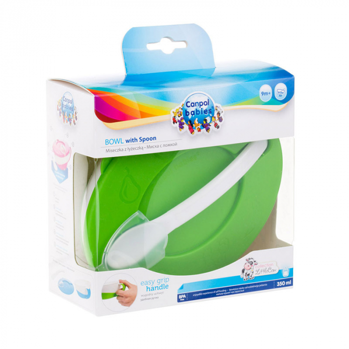 Set 2 piese castron si lingurita 9+ luni Canpol Babies 31/406V [5]