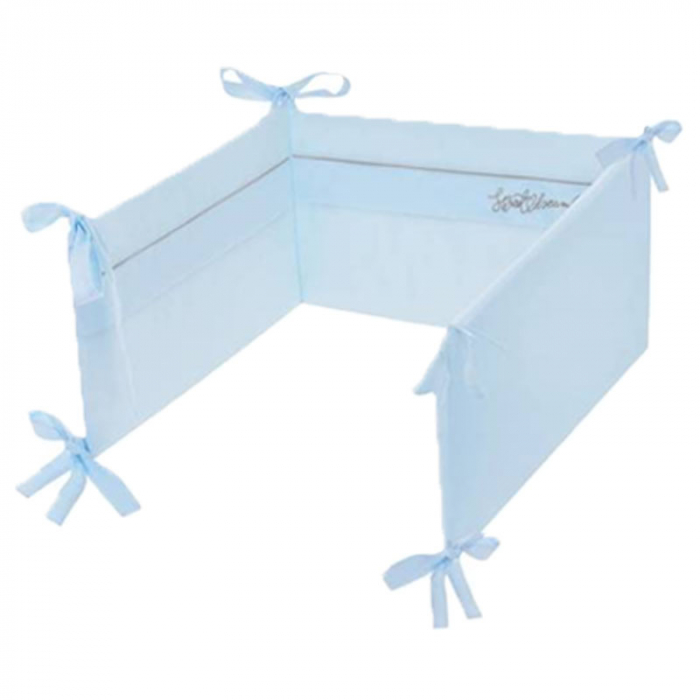 Set 3 piese lenjerie de pat pentru copii 100 x 135 cm Sweet Dreams Belisima P02-0538, Albastru [3]