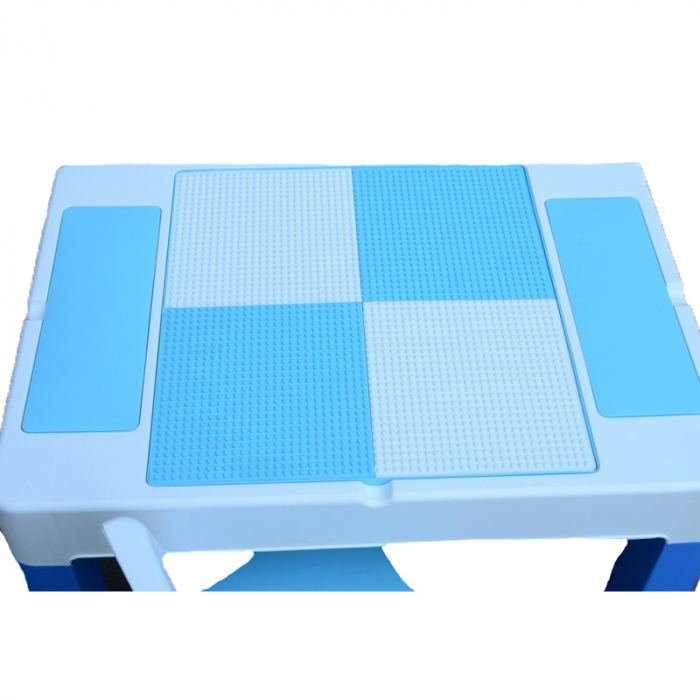 Set 2 piese masuta si scaunel 72 x 47 cm Tega Baby 015860, Albastru [4]