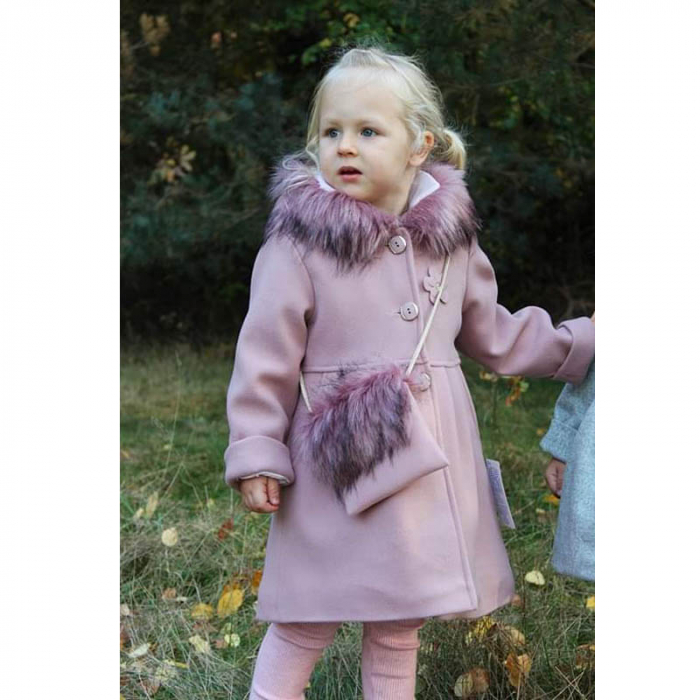 Set 2 piese palton si geanta pentru fete Tylkomet PAL5437, Roz [6]