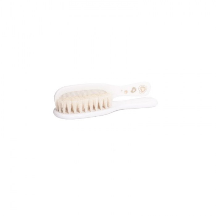 Set 2 piese perie si pieptan Canpol Babies 7/406ALB, Alb [4]
