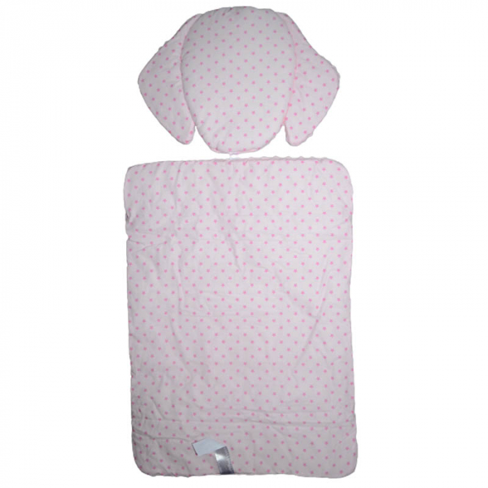 Set 2 piese perna si paturica 70 x 50 cm Catelus Ty i My 136182, Roz [2]