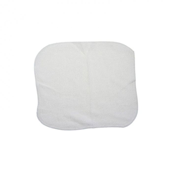 Set 2 piese, prosop cu gluga si batista, pentru baieti, 95 x 80 cm, Mini Junior PRS0109A, Alb [3]