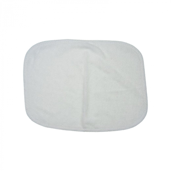 Set 2 piese, prosop cu gluga si batista, pentru baieti, 95 x 80 cm, Mini Junior PRS0109A3, Alb [3]