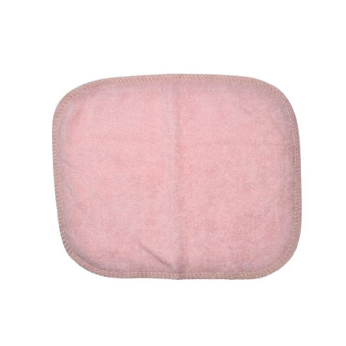 Set 2 piese, prosop cu gluga si batista, pentru baieti, 95 x 80 cm, Mini Junior PRS0109R2, Roz [5]