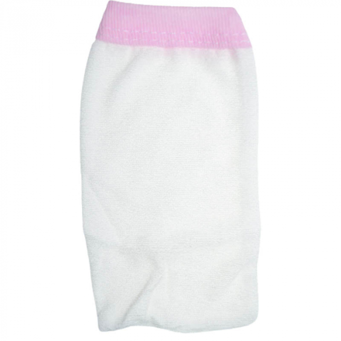 Set 2 piese prosop cu gluga si manusa pentru fete Mini Junior PPB111, Alb [3]