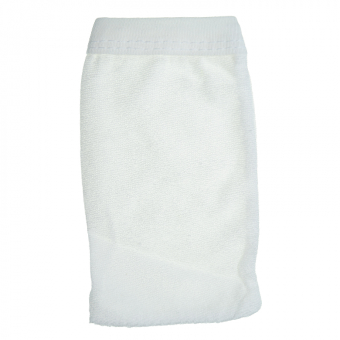 Set 2 piese prosop cu gluga si manusa pentru copii Mini Junior PPB112, Alb [3]
