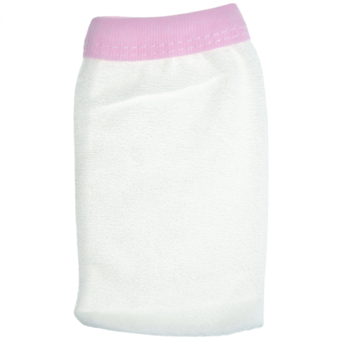 Set 2 piese prosop cu gluga si manusa pentru fete Mini Junior PPB115, Alb [3]