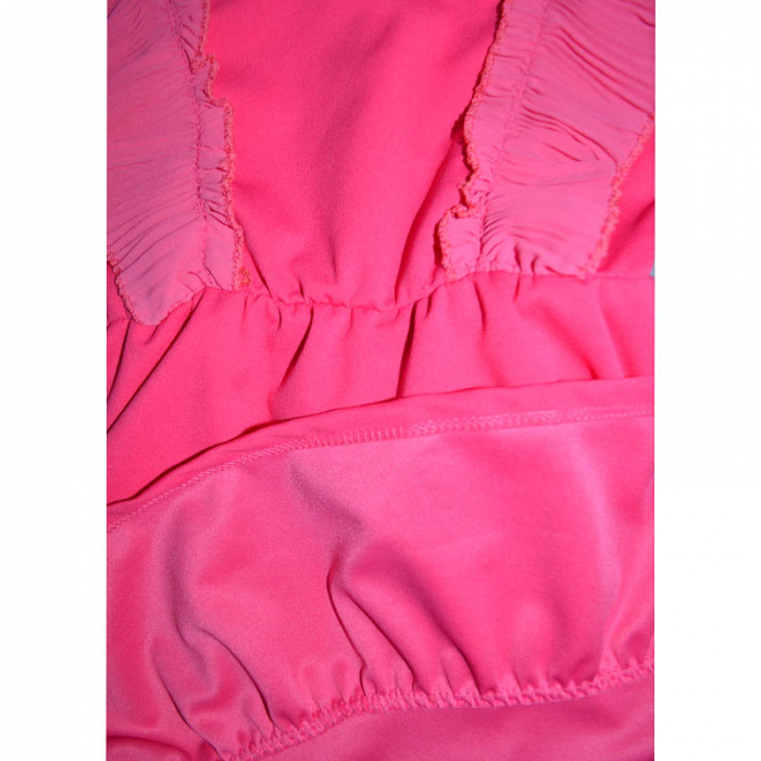 Set 2 piese rochie eleganta cu maneca lunga si geanta pentru fete JDJ 270323-31, Fucsia [3]