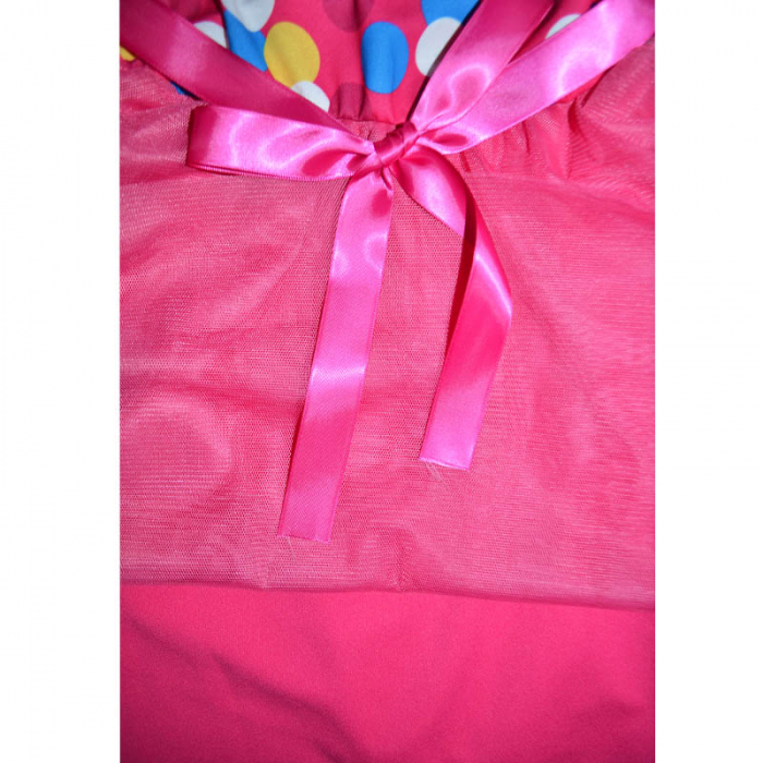 Rochie eleganta cu maneca scurta pentru fete JDJ 270323-10, Fucsia [4]