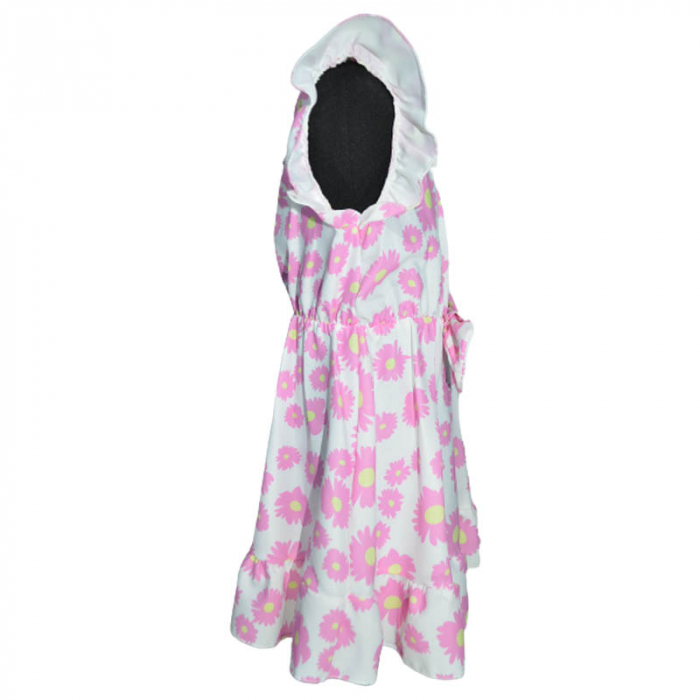 Rochie eleganta cu maneca scurta pentru fete Lucky Girl 270323-14, Roz [3]