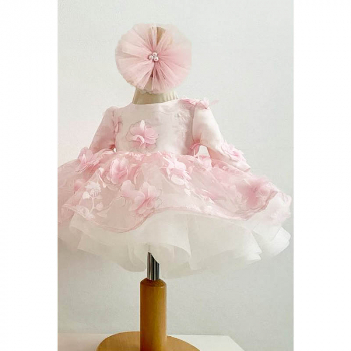 Set 2 piese rochie eleganta pentru fete Colibri SRC-5, Roz [7]