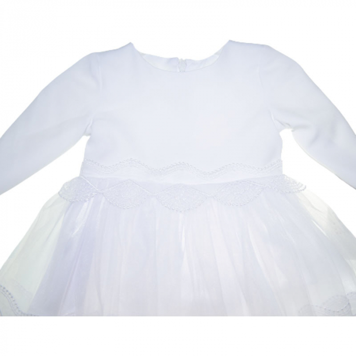 Rochie eleganta pentru fete LULU DESIGN 141123, Alb [3]