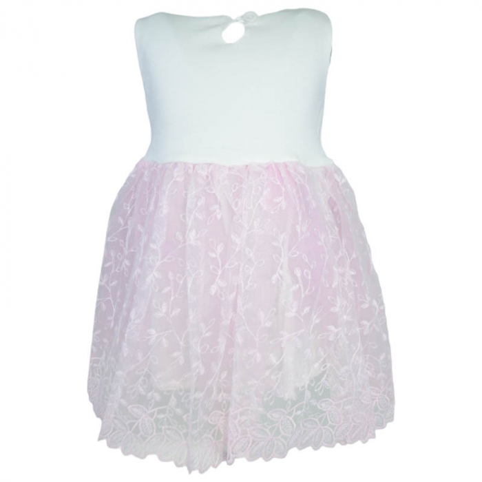 Set 2 piese rochie eleganta si bolero pentru fete Cankus 270323, Roz [4]