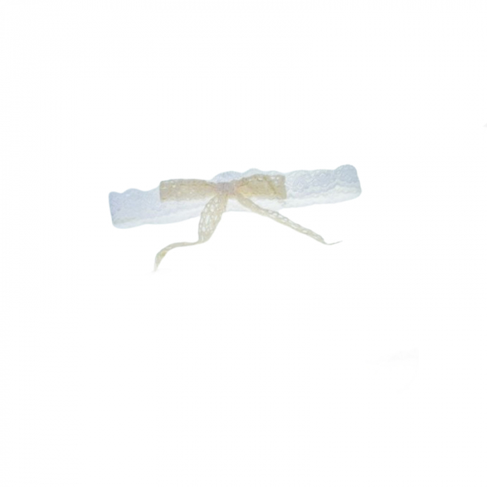 Set 2 piese rochie eleganta si bentita pentru fete Colibri RCLB-2, Alb [7]