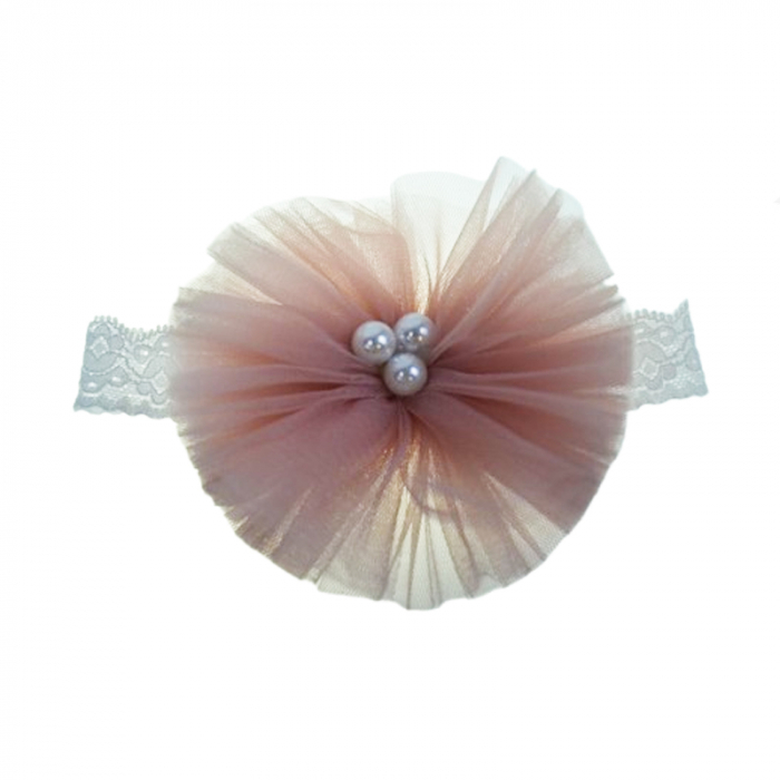 Set 2 piese rochie eleganta si bentita pentru fete Colibri RCLB-4-1, Roz [6]