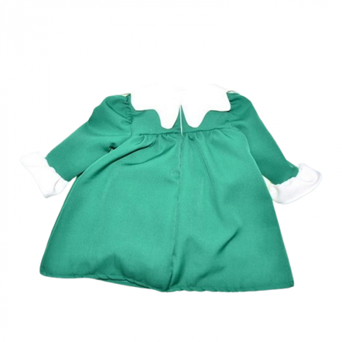 Set 2 piese rochie eleganta si bentita pentru fete, Mini Junior RCMJ2703-2, Verde [3]