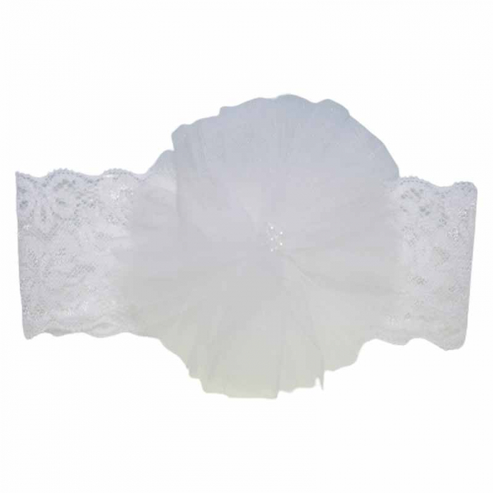 Set 3 piese rochie eleganta, bolero si bentita pentru fete Micul Vip R030623, Alb [3]