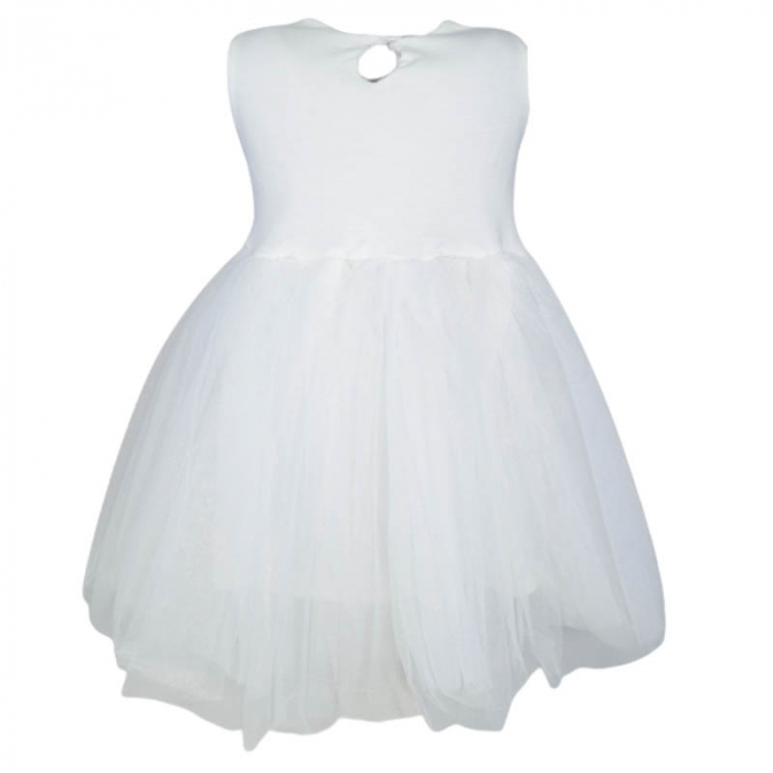 Set 2 piese rochie eleganta si bolero pentru fete Cankus 270323-A, Alb [4]