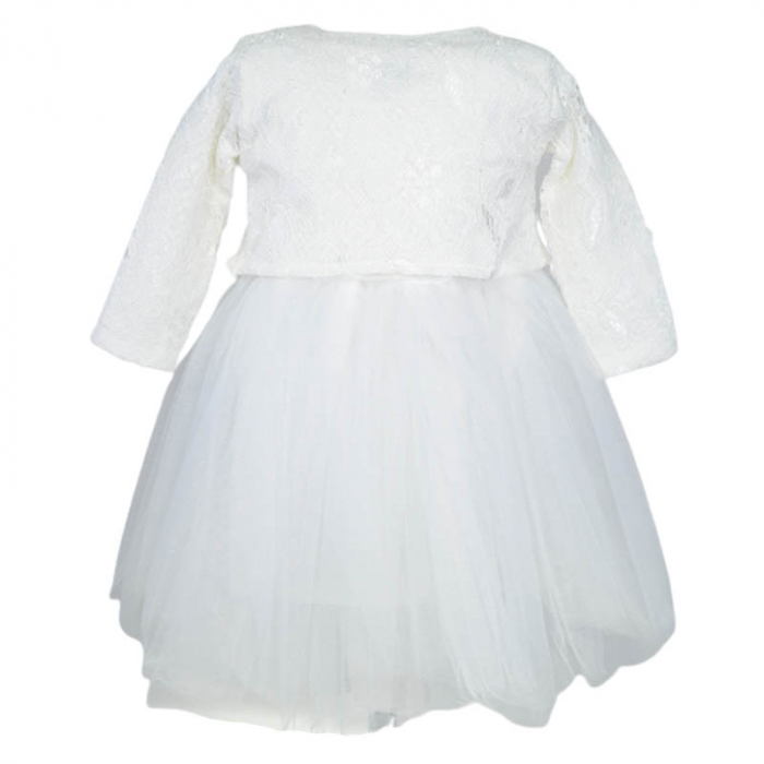 Set 2 piese rochie eleganta si bolero pentru fete Cankus 270323-A, Alb [2]