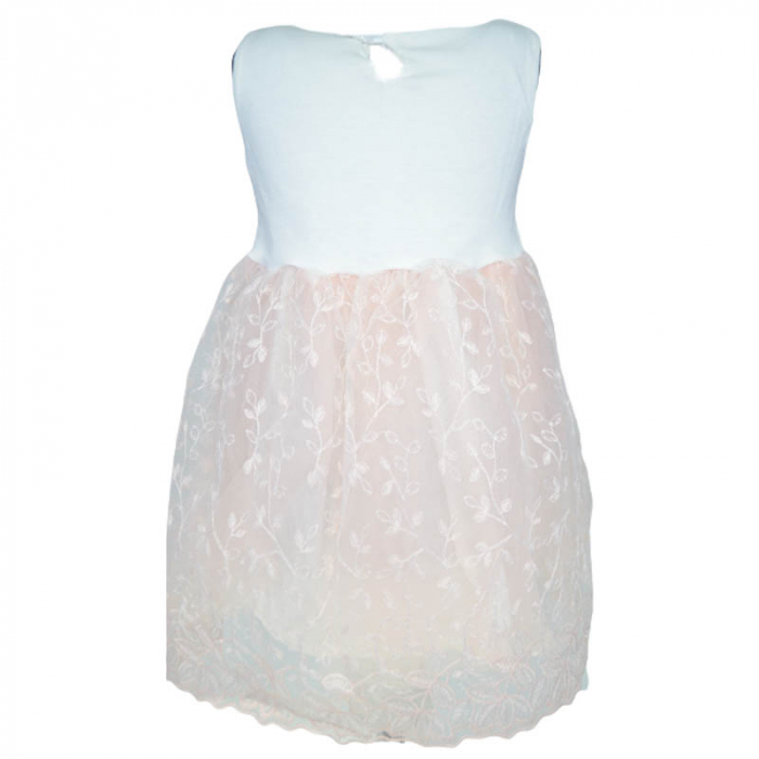 Set 2 piese rochie eleganta si bolero pentru fete Cankus 270323-C, Coral [4]
