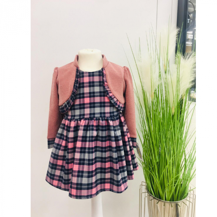 Set 2 piese rochie si bolero pentru fete Tylkomet TLY-10, Roz [5]